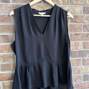 Rebecca Taylor 100% Silk Sleeveless Top